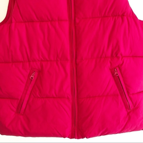 Gap Girls Winter Vest Pink Puffer XXL Size 14/16 - Picture 2 of 6